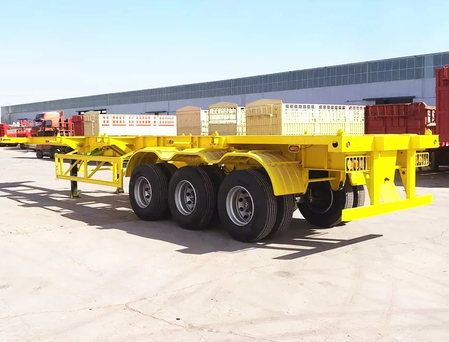 Skeleton Semi Trailer with Gooseneck