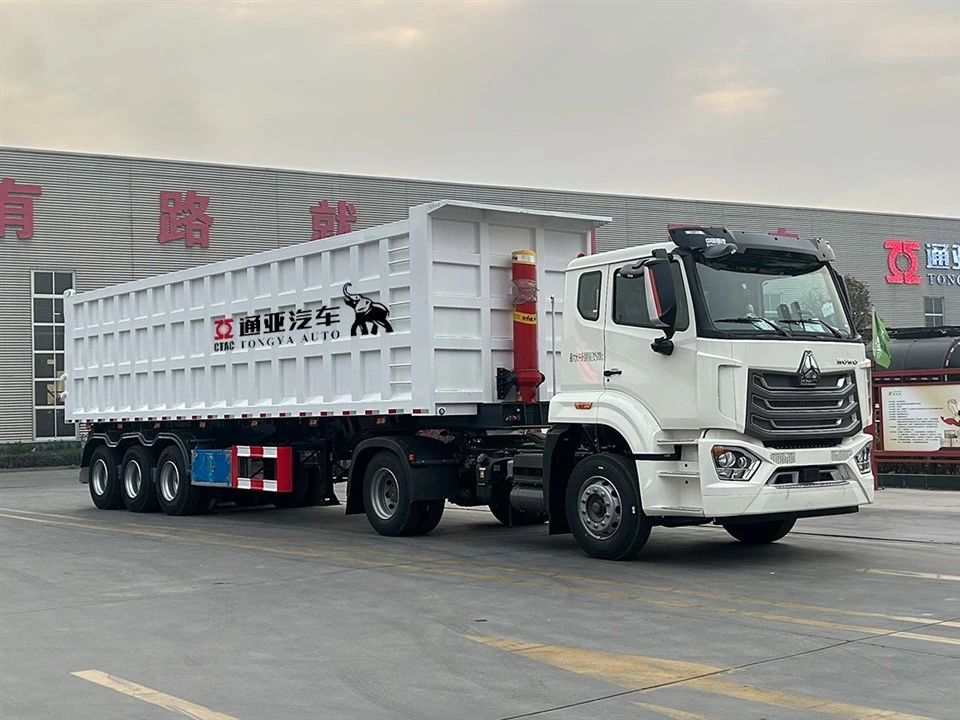Dump Semi Trailer With Hydraulic Cylinder factory