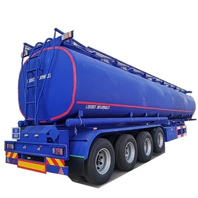 TONGYA Hot Sale 4 Axle Oil تانکر سوخت مایع تریلر مخزن نیمه تریلر