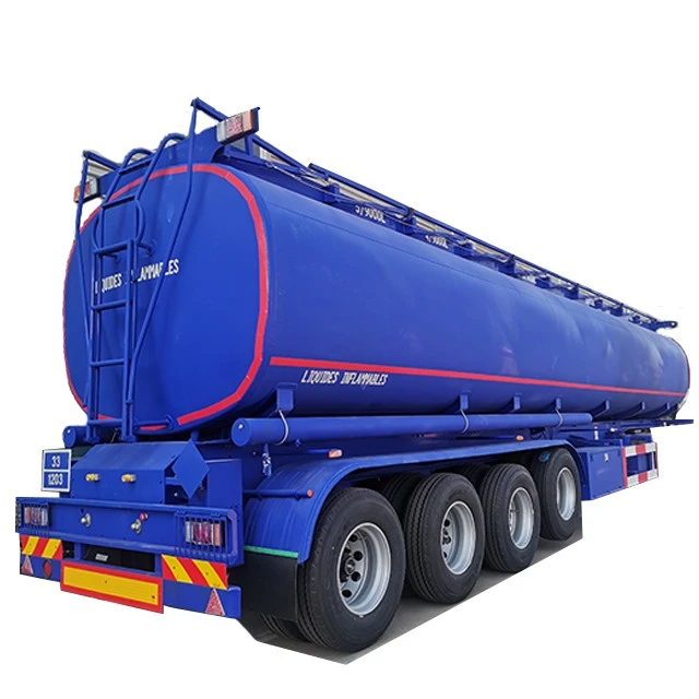 TONGYA Hot Sale 4 Axle Oil تانکر سوخت مایع تریلر مخزن نیمه تریلر